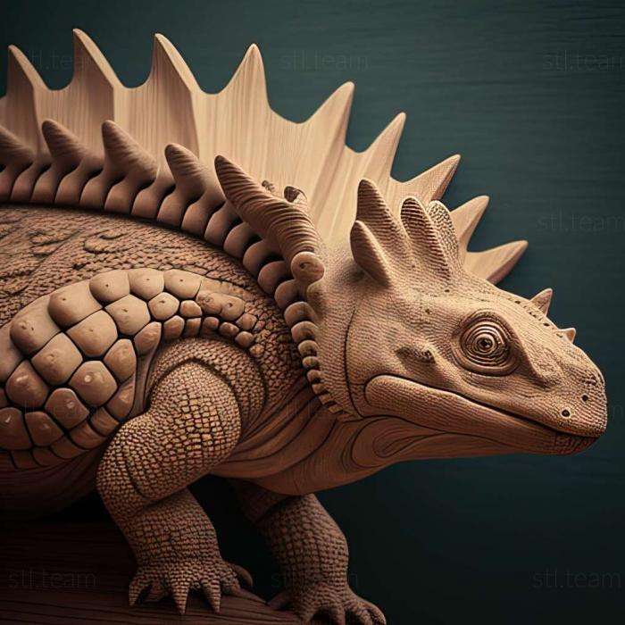 3D модель Анкілозавр (STL)